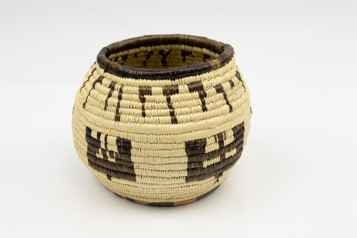 Hand Woven Vintage Butterfly Basket Made By Indigenous Artisans