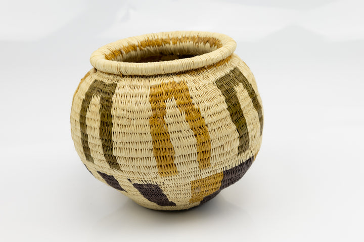 Hand Woven Vintage Basket Made By Indigenous Artisans