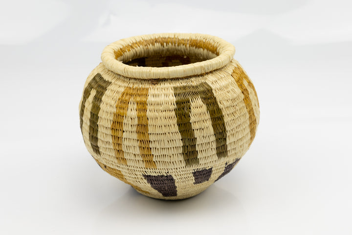 Hand Woven Vintage Basket Made By Indigenous Artisans