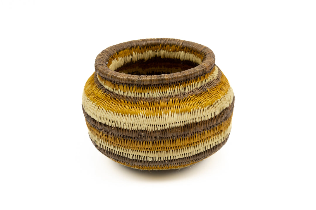 Hand Woven Vintage Basket Made By Indigenous Artisans