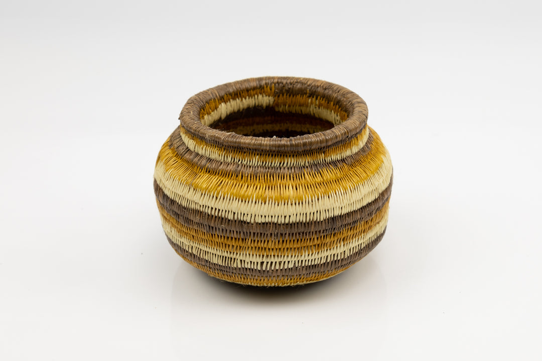 Hand Woven Vintage Basket Made By Indigenous Artisans
