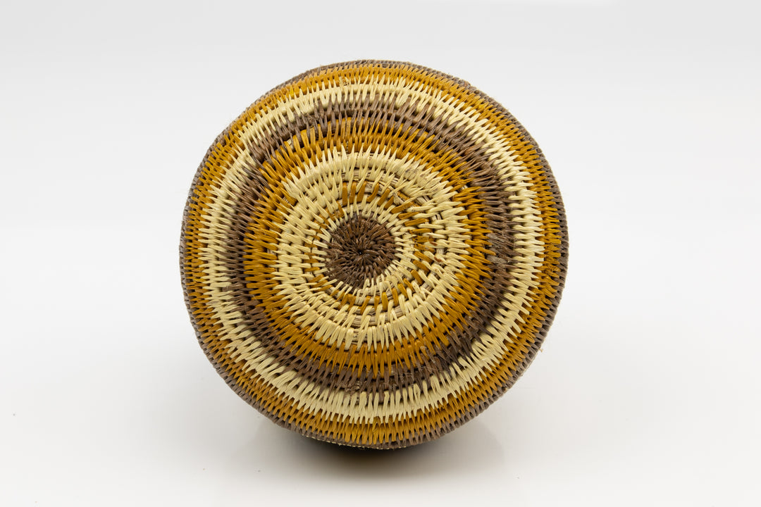 Hand Woven Vintage Basket Made By Indigenous Artisans