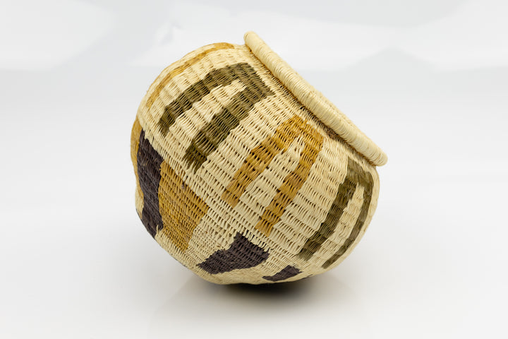 Hand Woven Vintage Basket Made By Indigenous Artisans