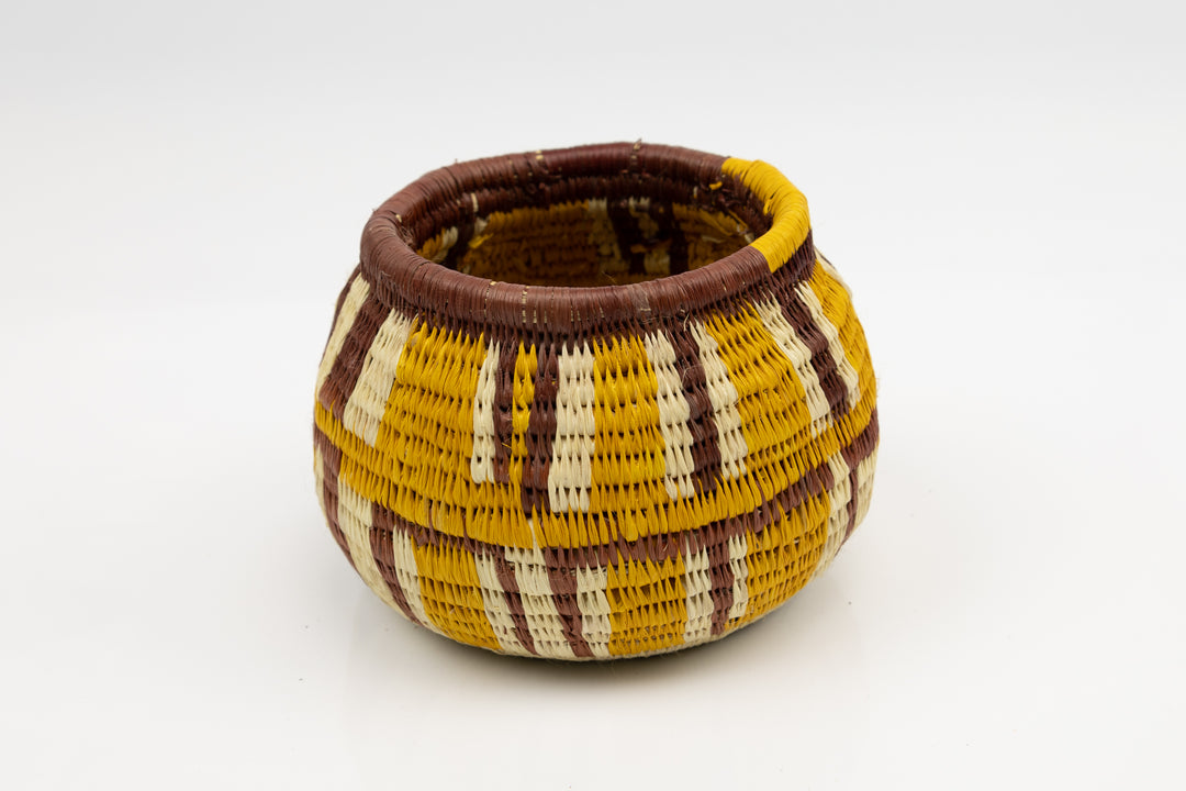 Hand Woven Vintage Basket Made By Indigenous Artisans