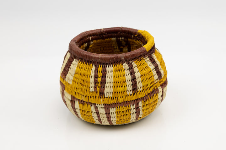 Hand Woven Vintage Basket Made By Indigenous Artisans