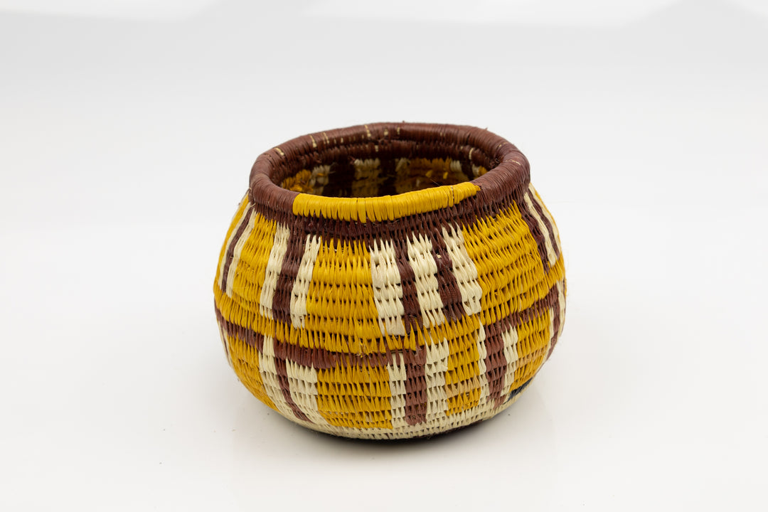 Hand Woven Vintage Basket Made By Indigenous Artisans