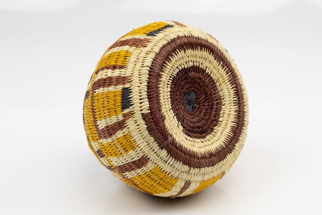 Hand Woven Vintage Basket Made By Indigenous Artisans