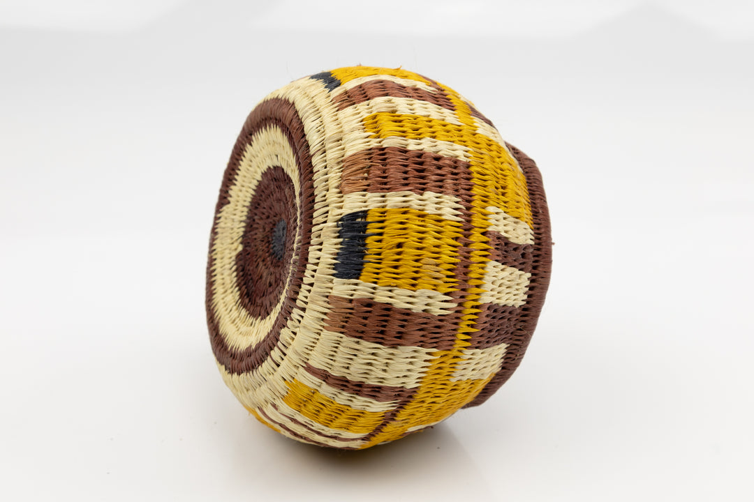 Hand Woven Vintage Basket Made By Indigenous Artisans