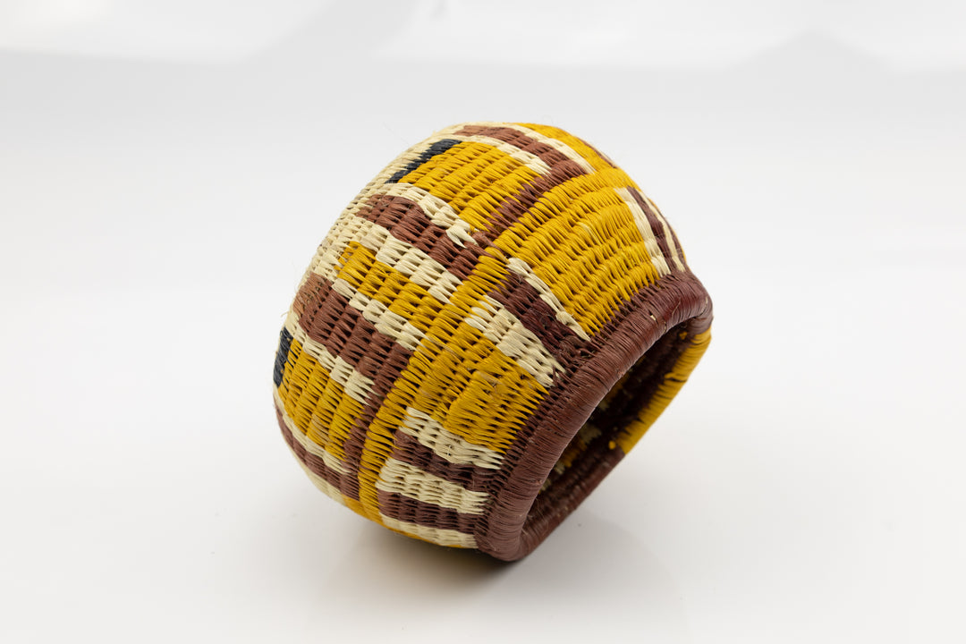 Hand Woven Vintage Basket Made By Indigenous Artisans