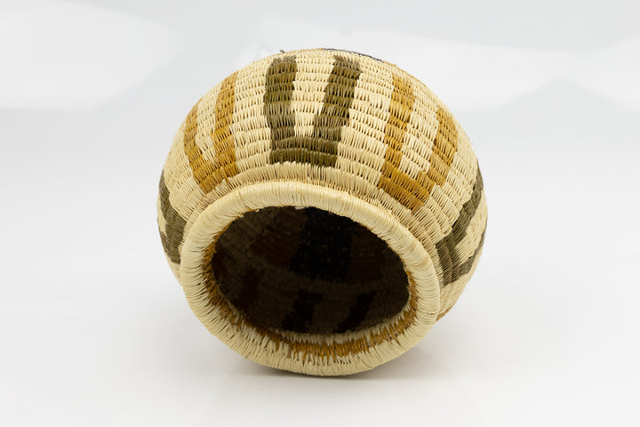Hand Woven Vintage Basket Made By Indigenous Artisans