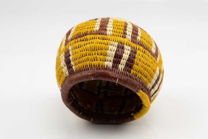 Hand Woven Vintage Basket Made By Indigenous Artisans