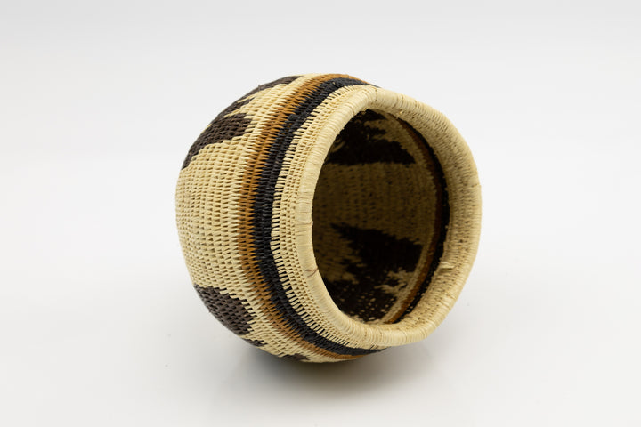 Hand Woven Vintage Butterfly Basket Made By Indigenous Artisans