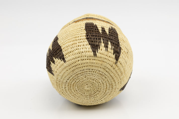 Hand Woven Vintage Butterfly Basket Made By Indigenous Artisans