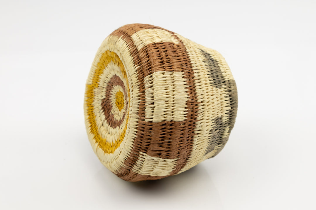 Hand Woven Vintage Basket Made By Indigenous Artisans