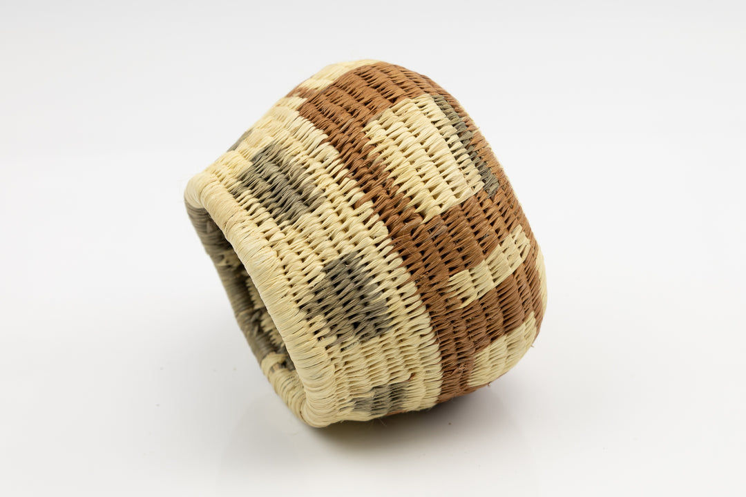 Hand Woven Vintage Basket Made By Indigenous Artisans
