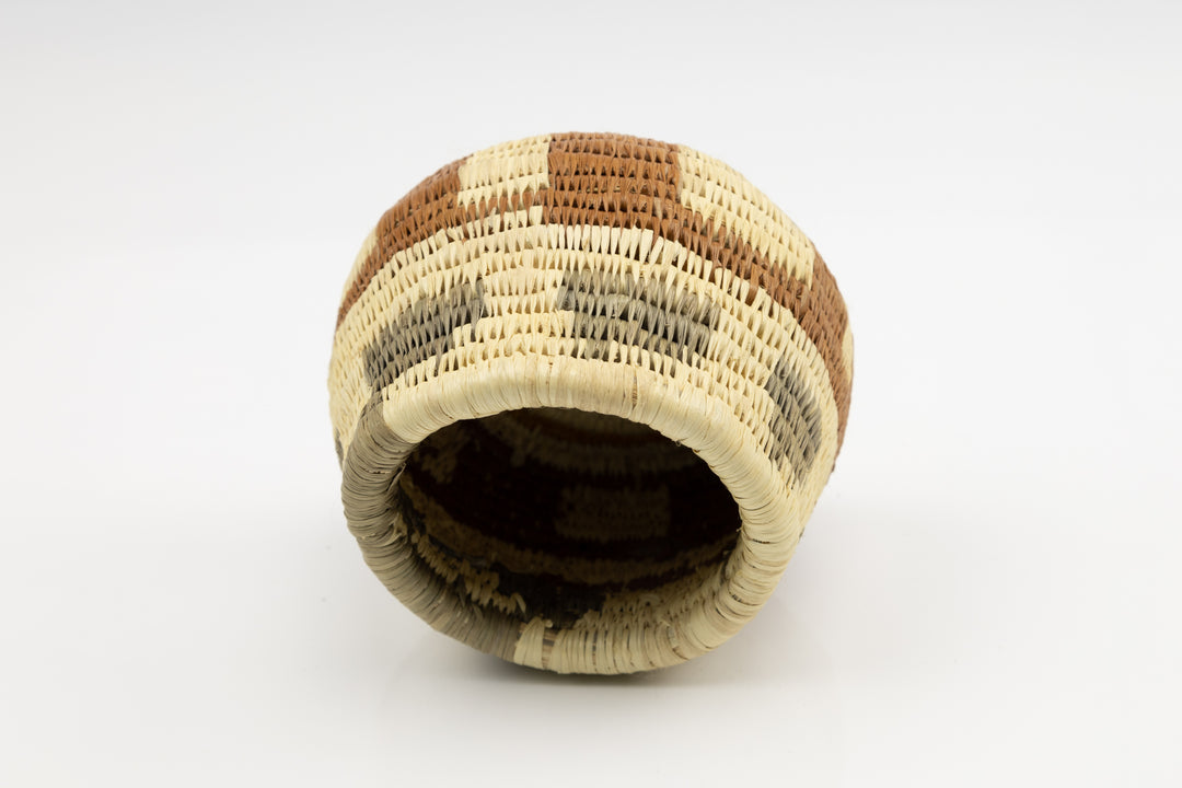 Hand Woven Vintage Basket Made By Indigenous Artisans