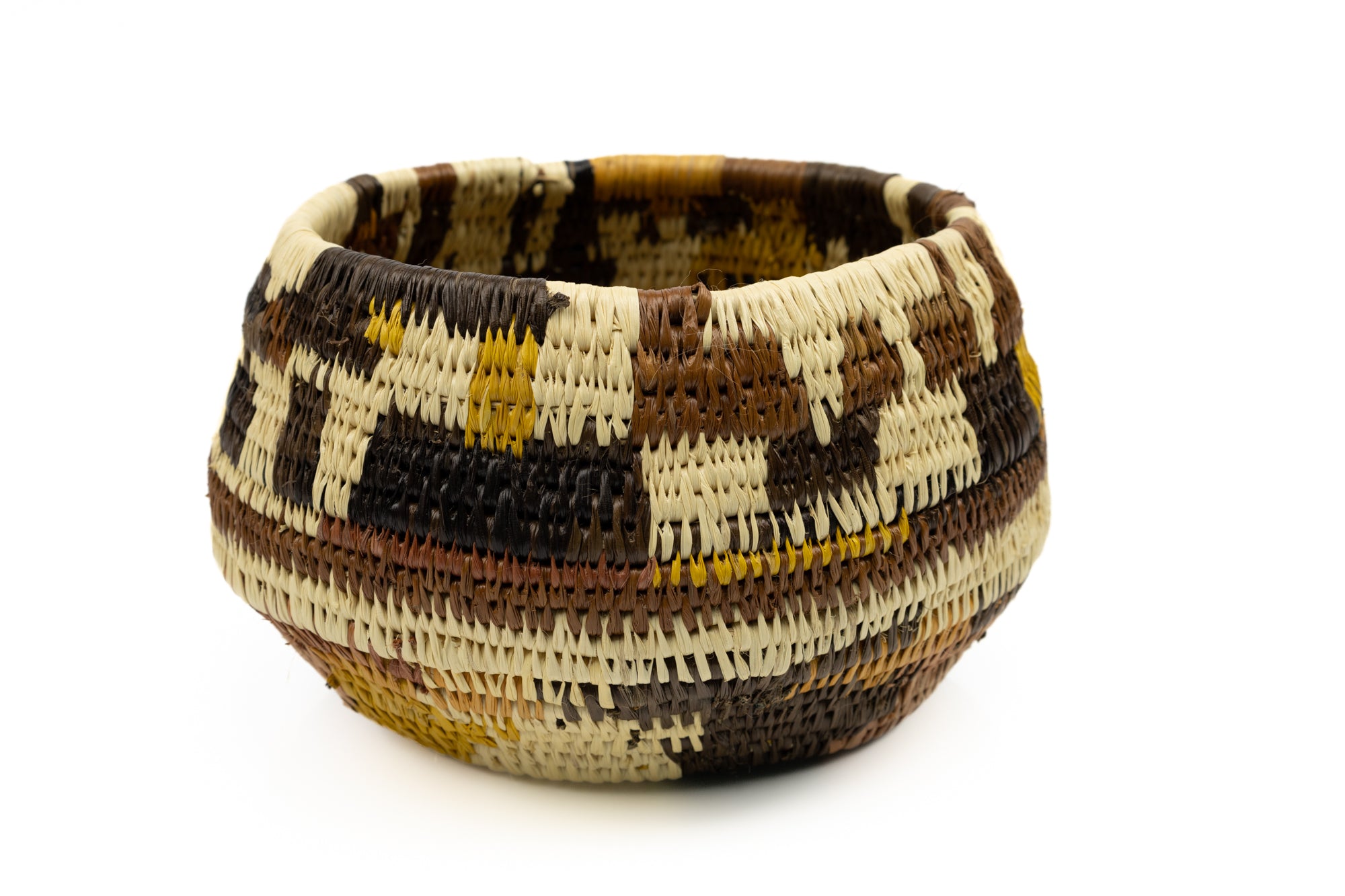Hand Woven Vintage Basket Made By Indigenous Artisans