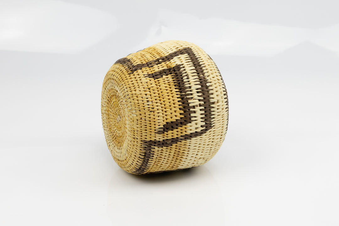 Hand Woven Vintage Basket Made By Indigenous Artisans