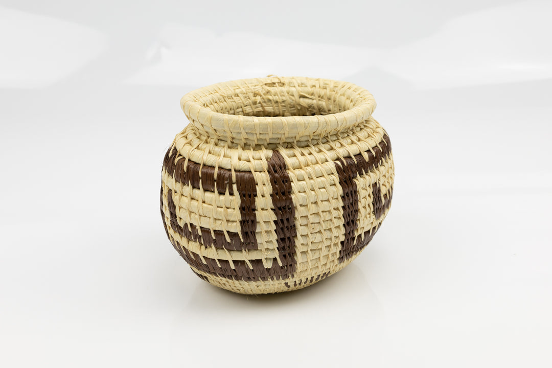 Hand Woven Vintage Basket Made By Indigenous Artisans