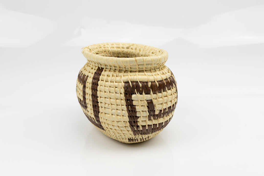 Hand Woven Vintage Basket Made By Indigenous Artisans