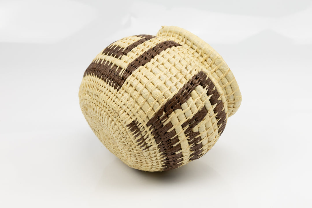 Hand Woven Vintage Basket Made By Indigenous Artisans