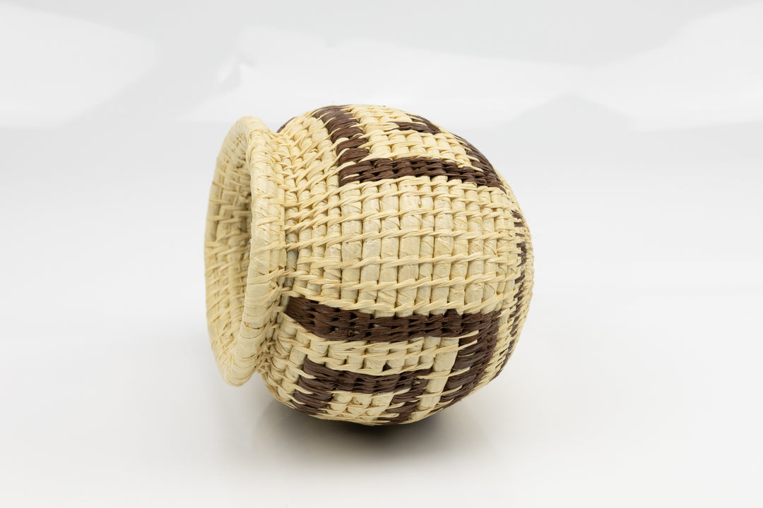 Hand Woven Vintage Basket Made By Indigenous Artisans