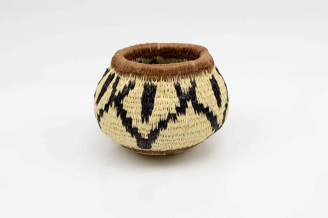 Hand Woven Vintage Basket Made By Indigenous Artisans