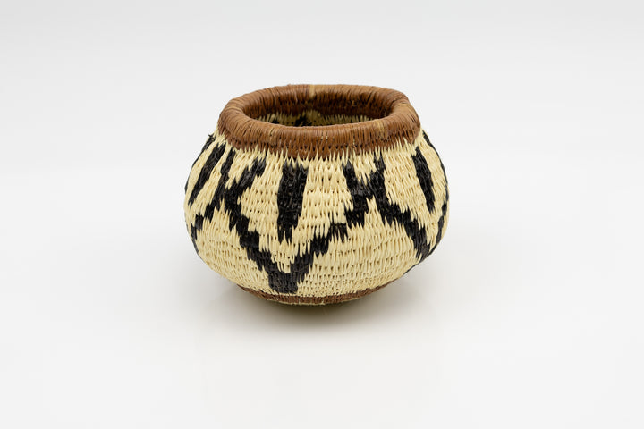 Hand Woven Vintage Basket Made By Indigenous Artisans