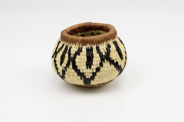 Hand Woven Vintage Basket Made By Indigenous Artisans