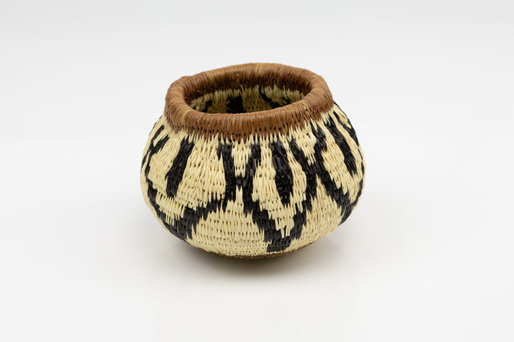 Hand Woven Vintage Basket Made By Indigenous Artisans