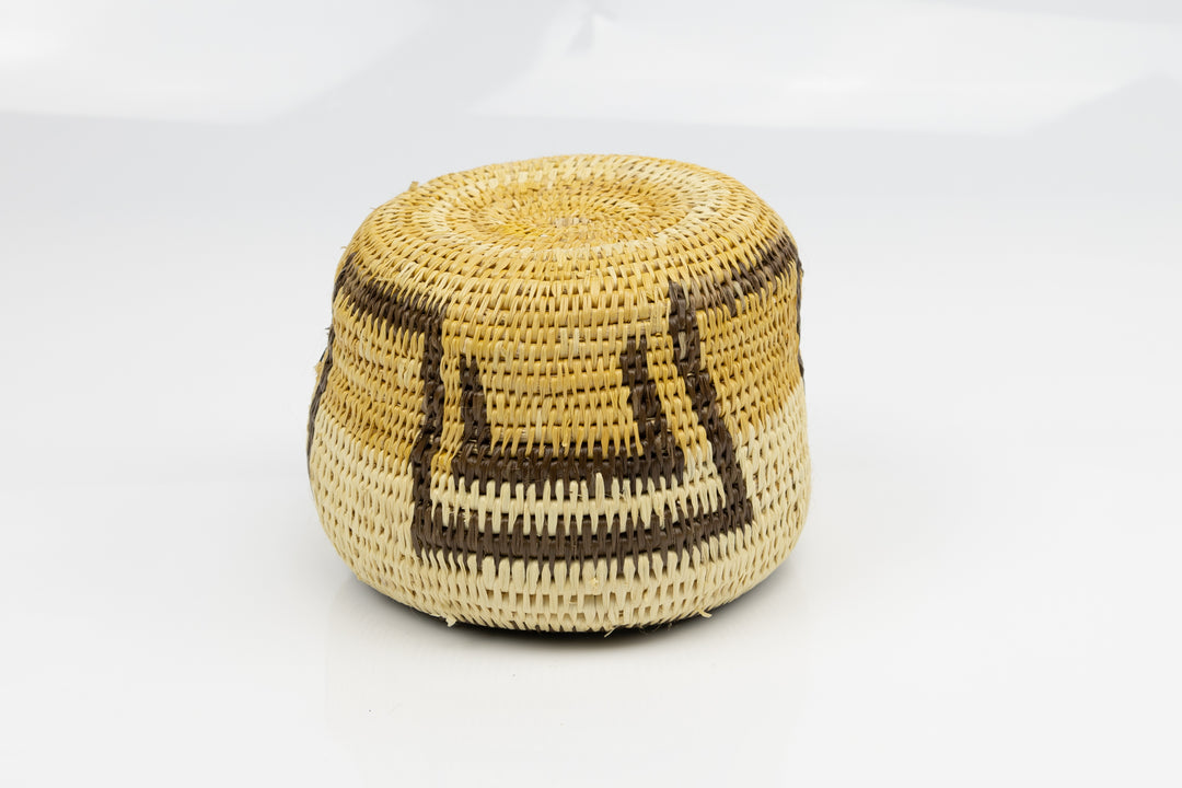 Hand Woven Vintage Basket Made By Indigenous Artisans