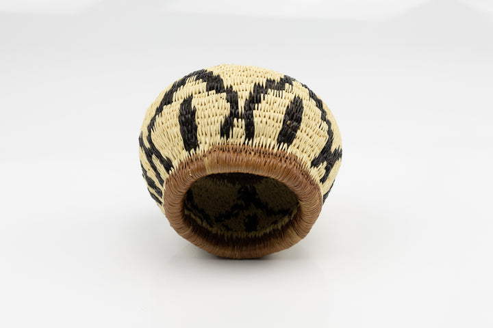 Hand Woven Vintage Basket Made By Indigenous Artisans