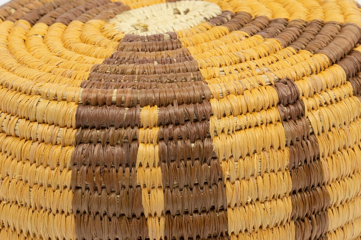 Hand Woven Vintage Basket Made By Indigenous Artisans
