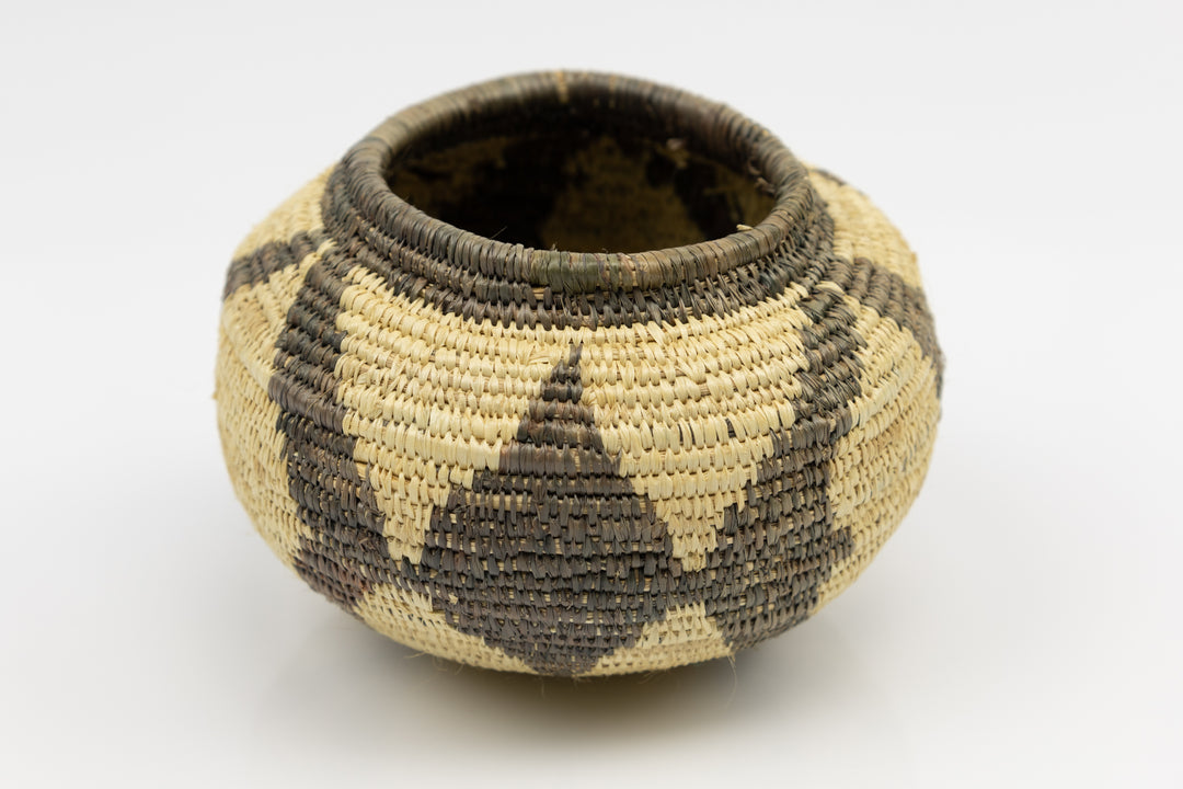 Hand Woven Vintage Basket Made By Indigenous Artisans
