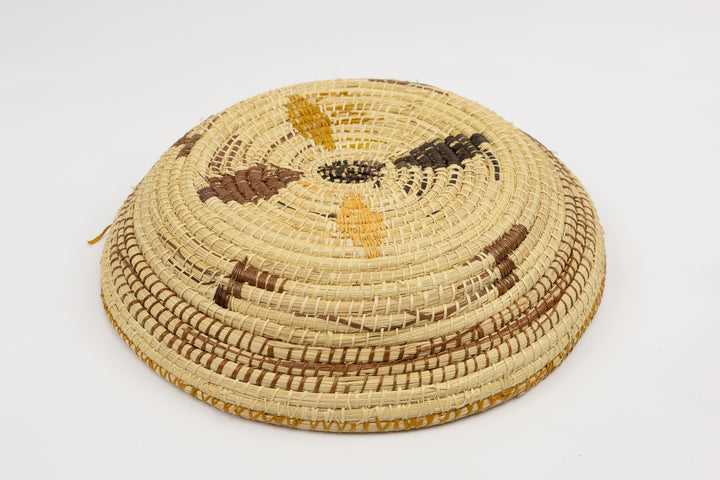 Hand Woven Vintage Plate Basket Made By Indigenous Artisans