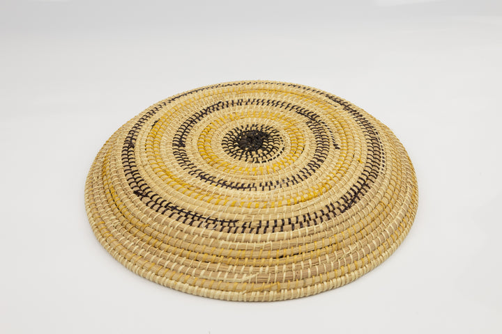 Hand Woven Vintage Plate Basket Made By Indigenous Artisans