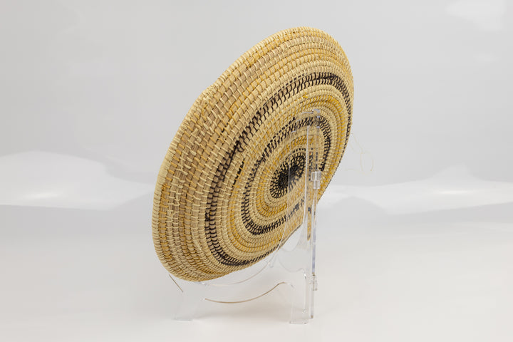 Hand Woven Vintage Plate Basket Made By Indigenous Artisans