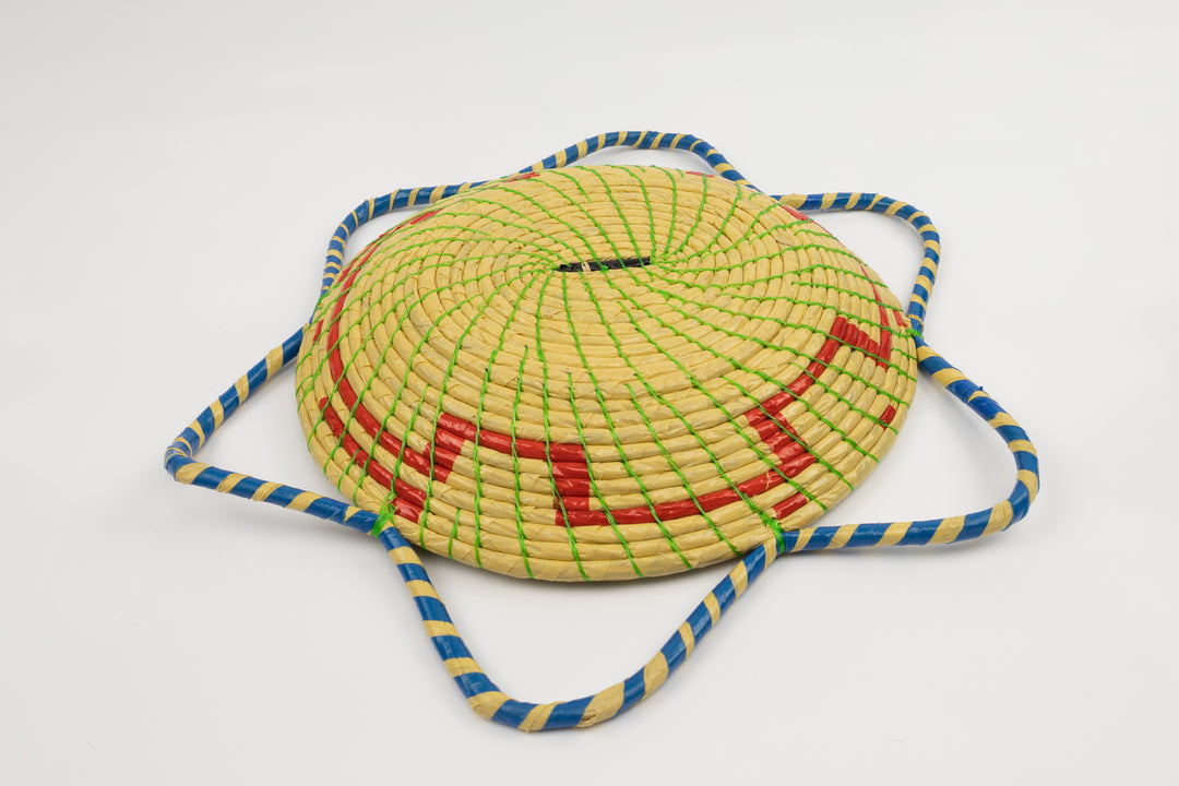 Hand Woven Vintage Plate Basket Made By Indigenous Artisans