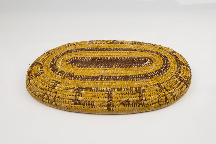 Hand Woven Vintage Plate Basket Made By Indigenous Artisans