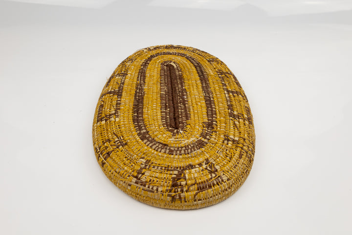 Hand Woven Vintage Plate Basket Made By Indigenous Artisans