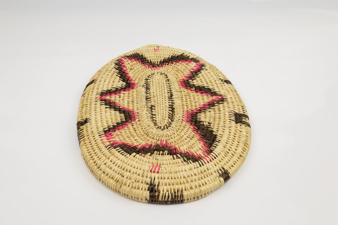 Hand Woven Vintage Plate Basket Made By Indigenous Artisans
