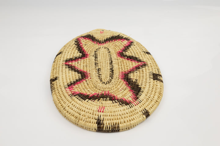 Hand Woven Vintage Plate Basket Made By Indigenous Artisans