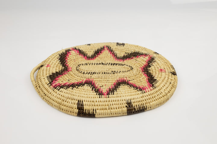 Hand Woven Vintage Plate Basket Made By Indigenous Artisans