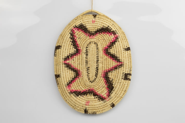 Hand Woven Vintage Plate Basket Made By Indigenous Artisans