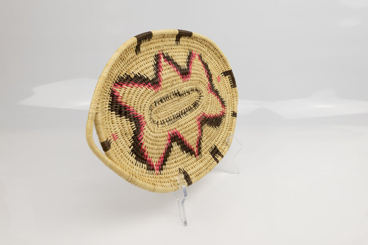 Hand Woven Vintage Plate Basket Made By Indigenous Artisans