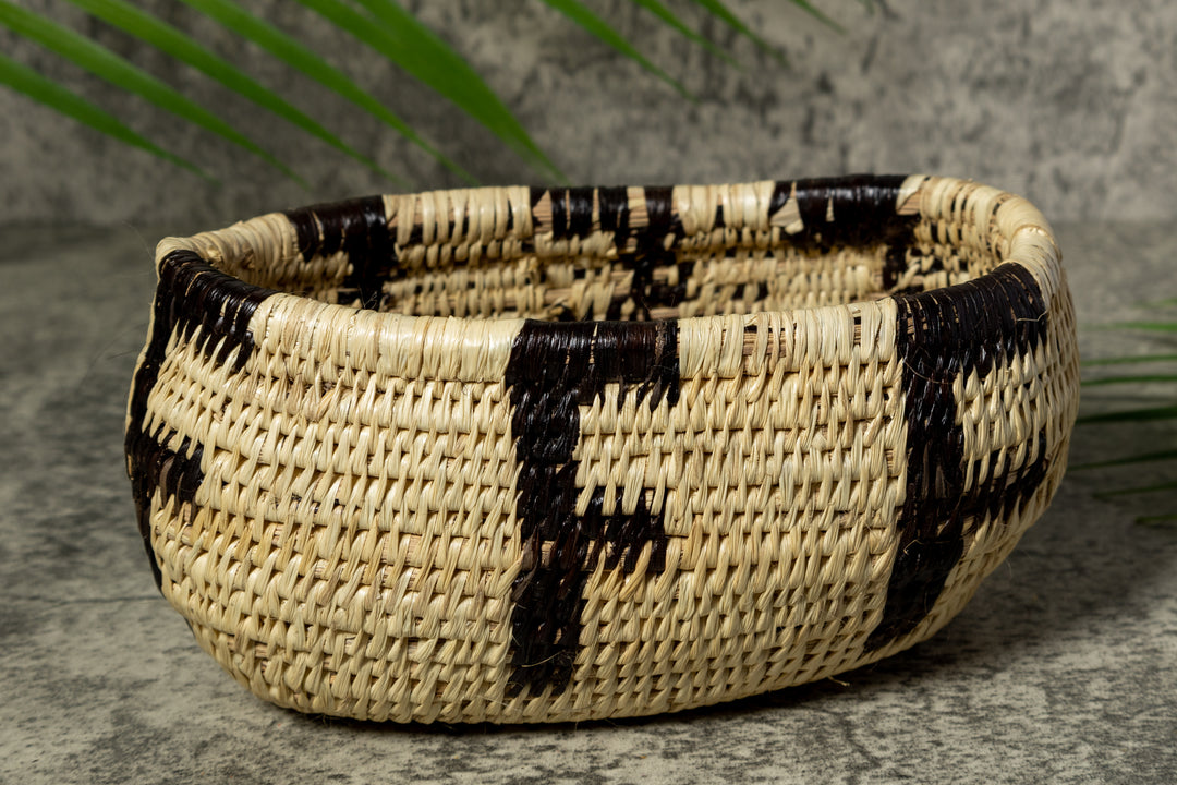 Rainforest Oval Vintage Basket