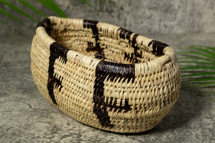 Rainforest Oval Vintage Basket