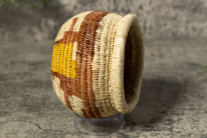 Brown and Gold Rainforest Vintage Basket