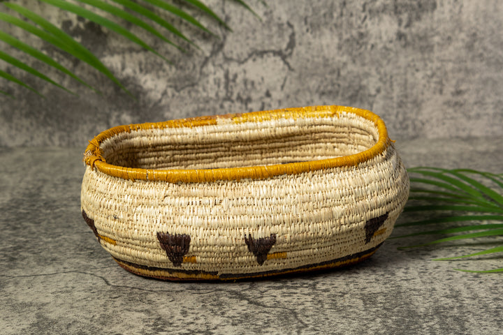 Oval Rainforest Vintage Basket