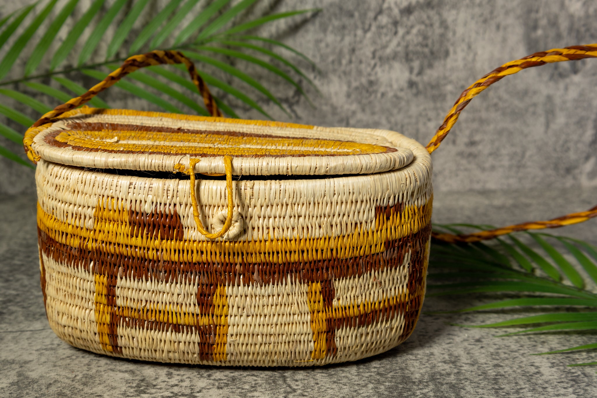 Oval Vintage Hanging Basket
